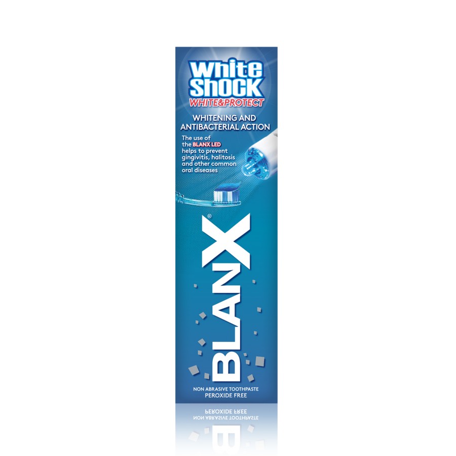 BLANX WHITE SHOCK WHITE & PROTECT PASTA DENTAL 5