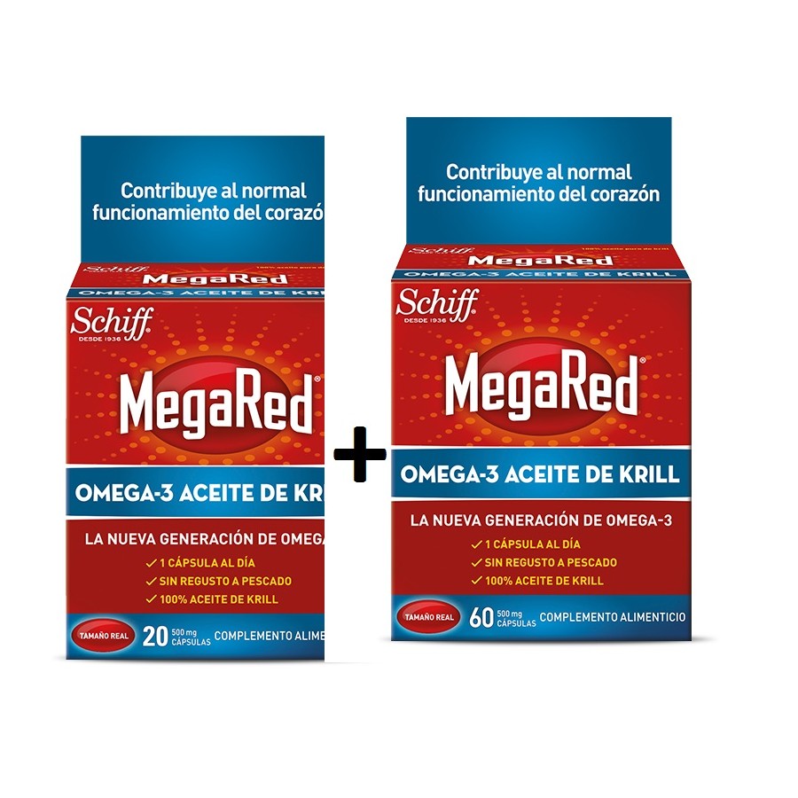 MEGARED 500 OMEGA 3 ACEITE DE KRILL ENVASE DUPLO