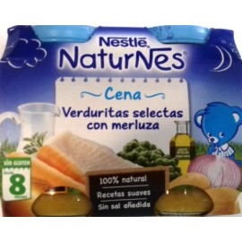 NESTLE T CENA VERDURITAS CON MERLUZA 2 X 200 G