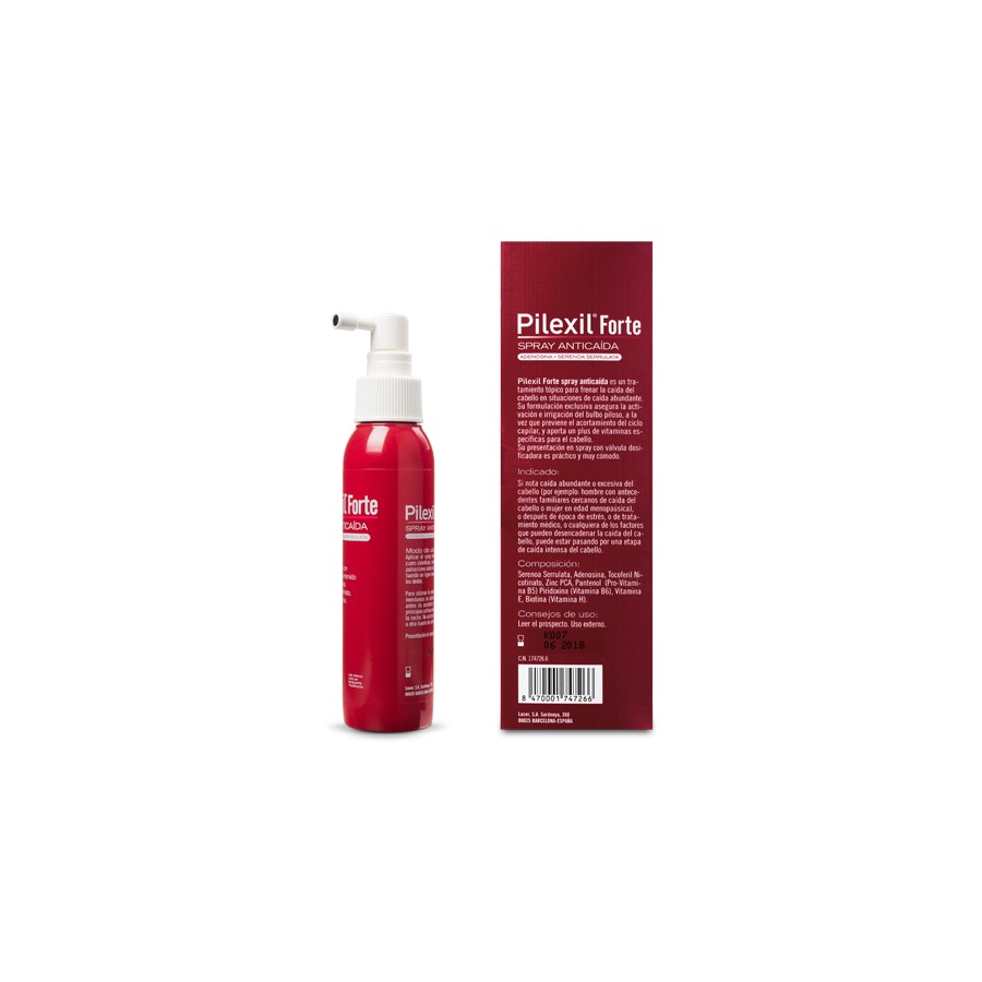 PILEXIL FORTE ANTICAIDA SPRAY 120 ML