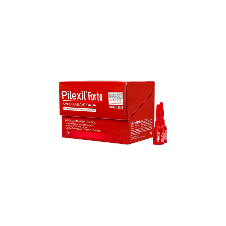 PILEXIL FORTE AMPOLLAS ANTICAIDA 5 ML 20 AMPOLLAS