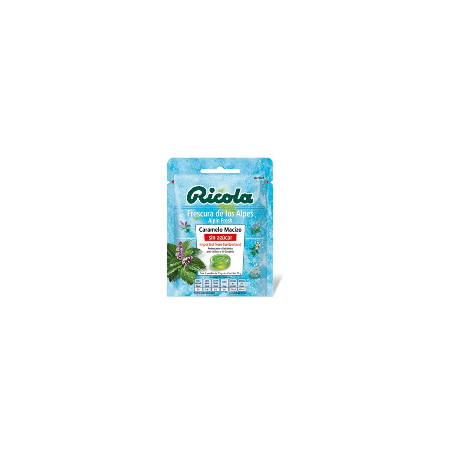 RICOLA CARAMELOS EXTRA FUERTE MENTA GLACIAL 65 G