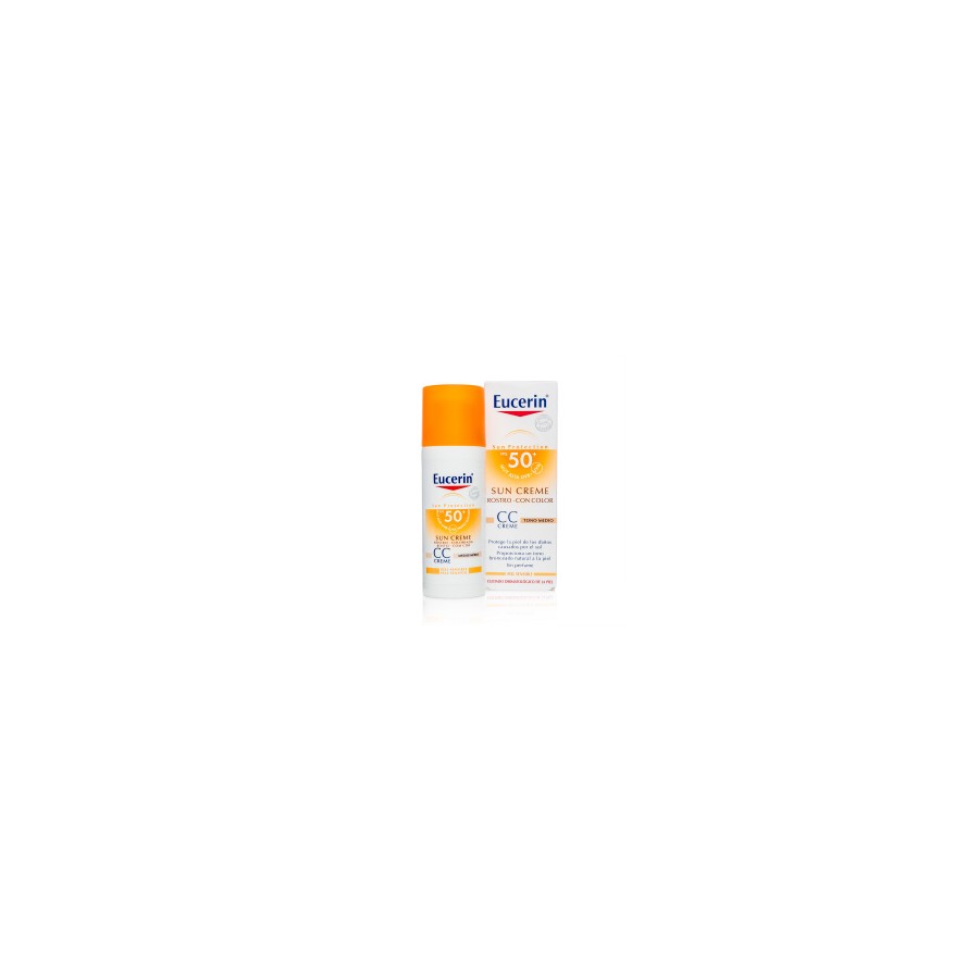 EUCERIN SUN SPF 50+ GEL-CREMA CC MEDIO 50 ML