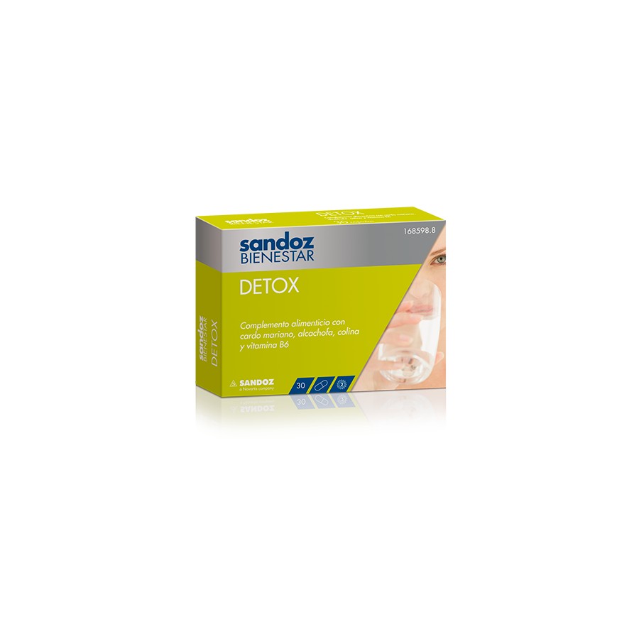 SANDOZ BIENESTAR DETOX 30 CAP