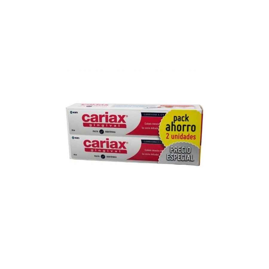 CARIAX GINGIVAL PACK PASTA 125 ML + 125 ML