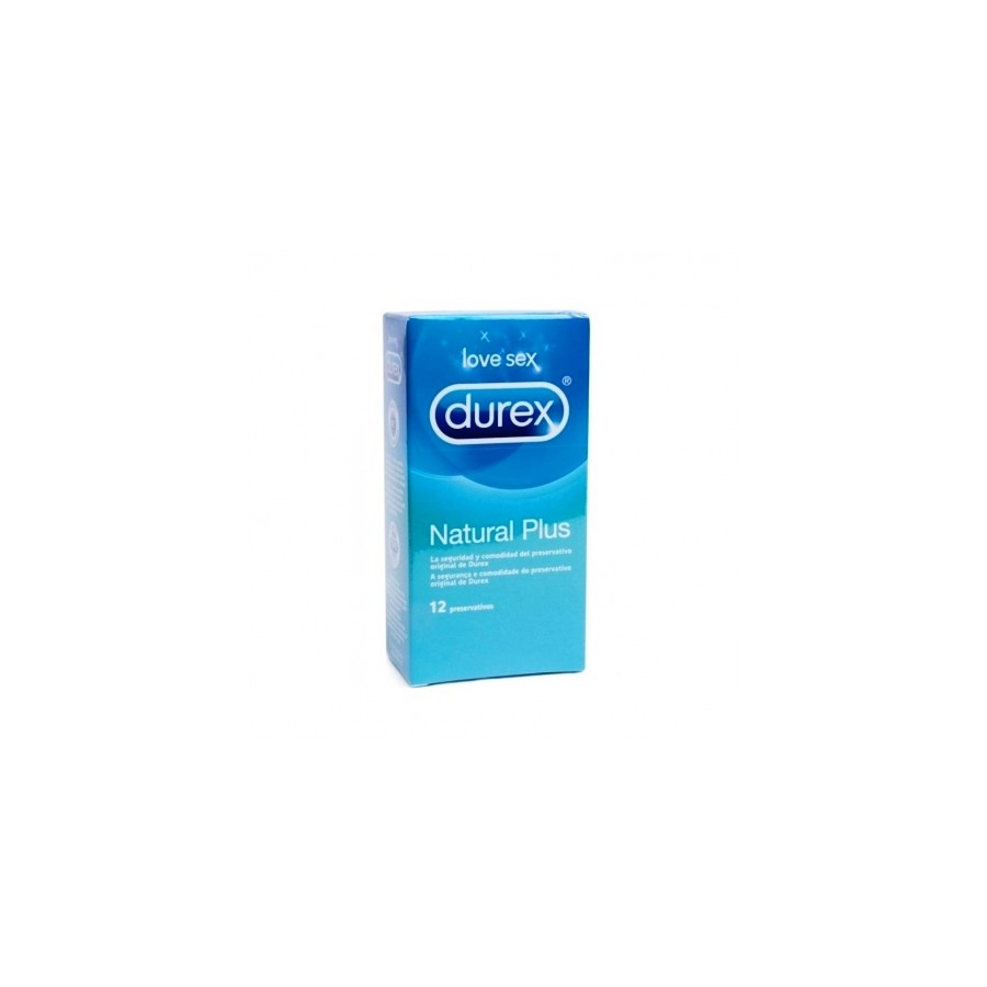 DUREX PRESERVATIVOS NATURAL PLUS 12 U