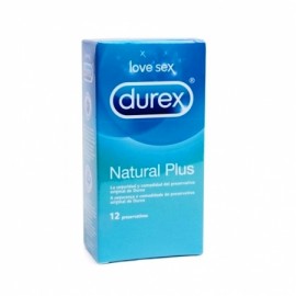 DUREX PRESERVATIVOS NATURAL PLUS 12 U