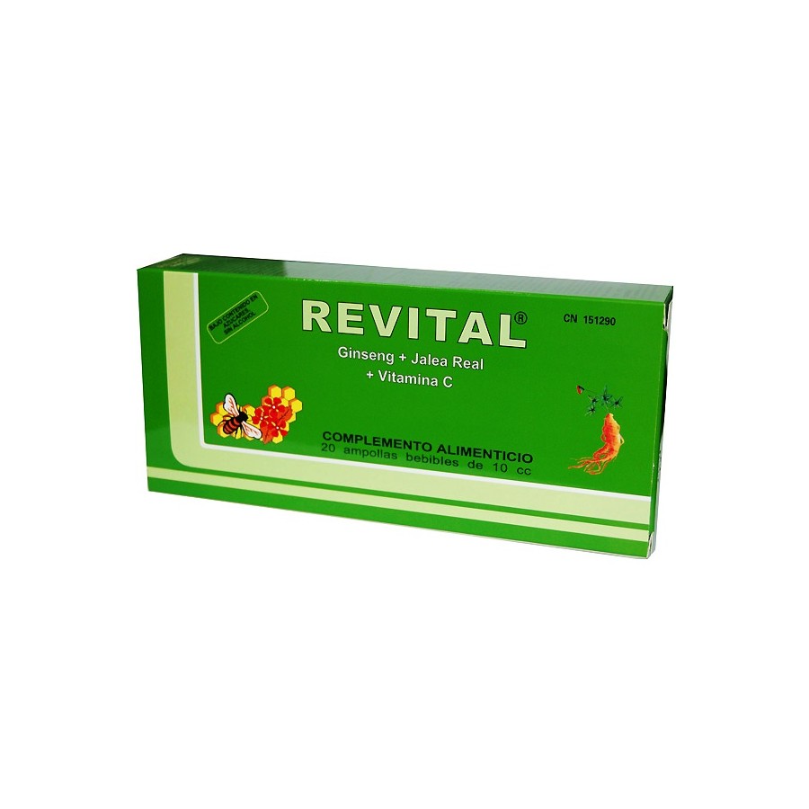 REVITAL ( GINSENG+JALEA REAL+VITAM.C) AMPOLLAS B