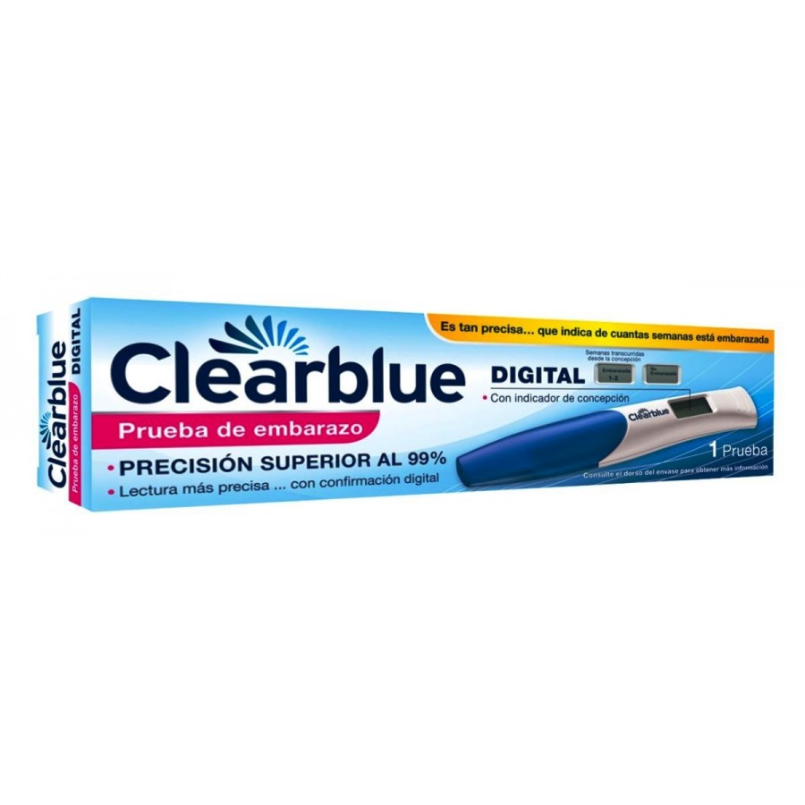 CLEARBLUE DIGITAL PRUEBA DE EMBARAZO SEMANAS INDICADOR