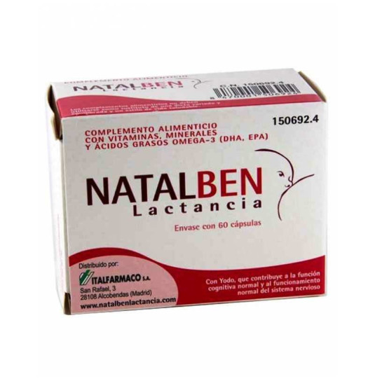 NATALBEN LACTANCIA 60 CAPSULAS