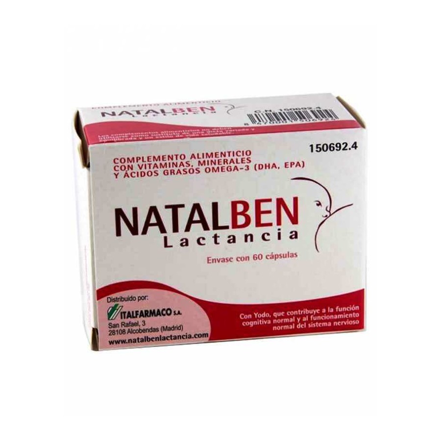 NATALBEN LACTANCIA 60 CAPSULAS