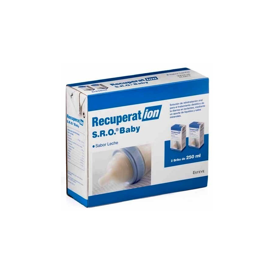 RECUPERAT-ION SUERO ORAL BABY SABOR LECHE 2X250