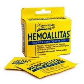 HEMOALLITAS HIGIENE ANAL 15 TOALLITAS