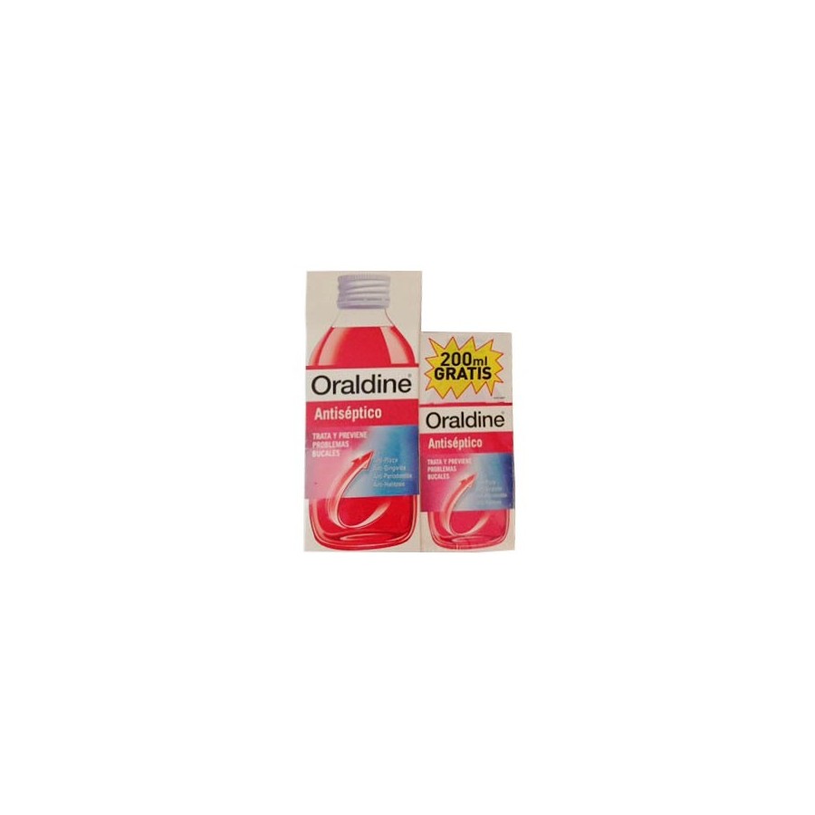 ORALDINE ANTISEPTICO PACK 400 ML+200 ML