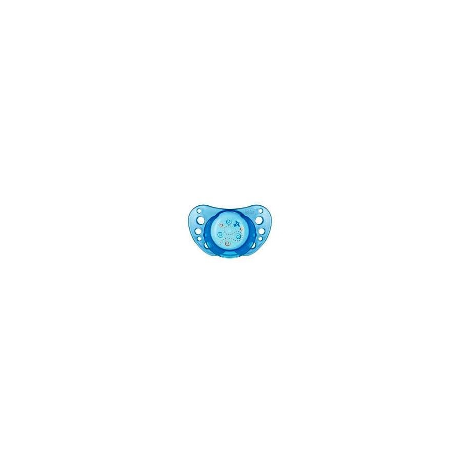 CHICCO CHUPETE SILICONA ANAT 0 M+ AZUL