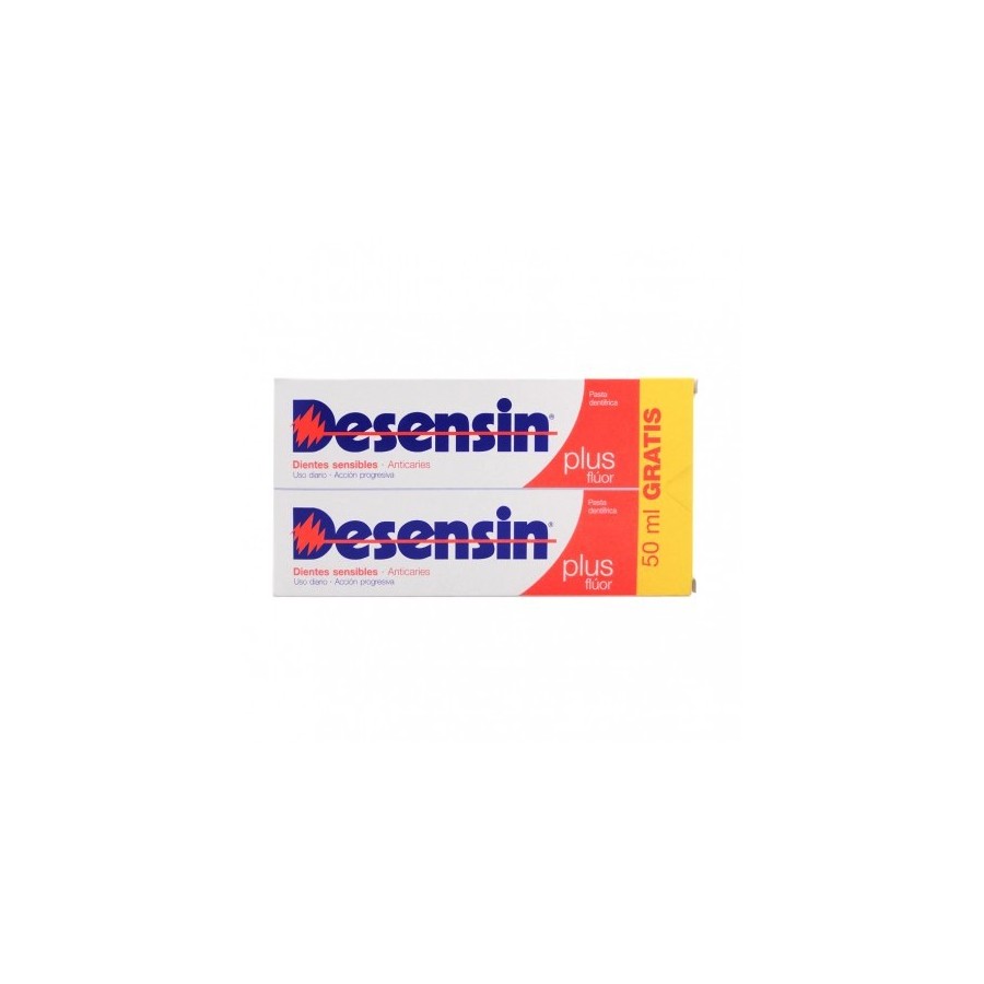 DESENSIN PLUS PACK PASTA DENTAL 150 ML 2 U