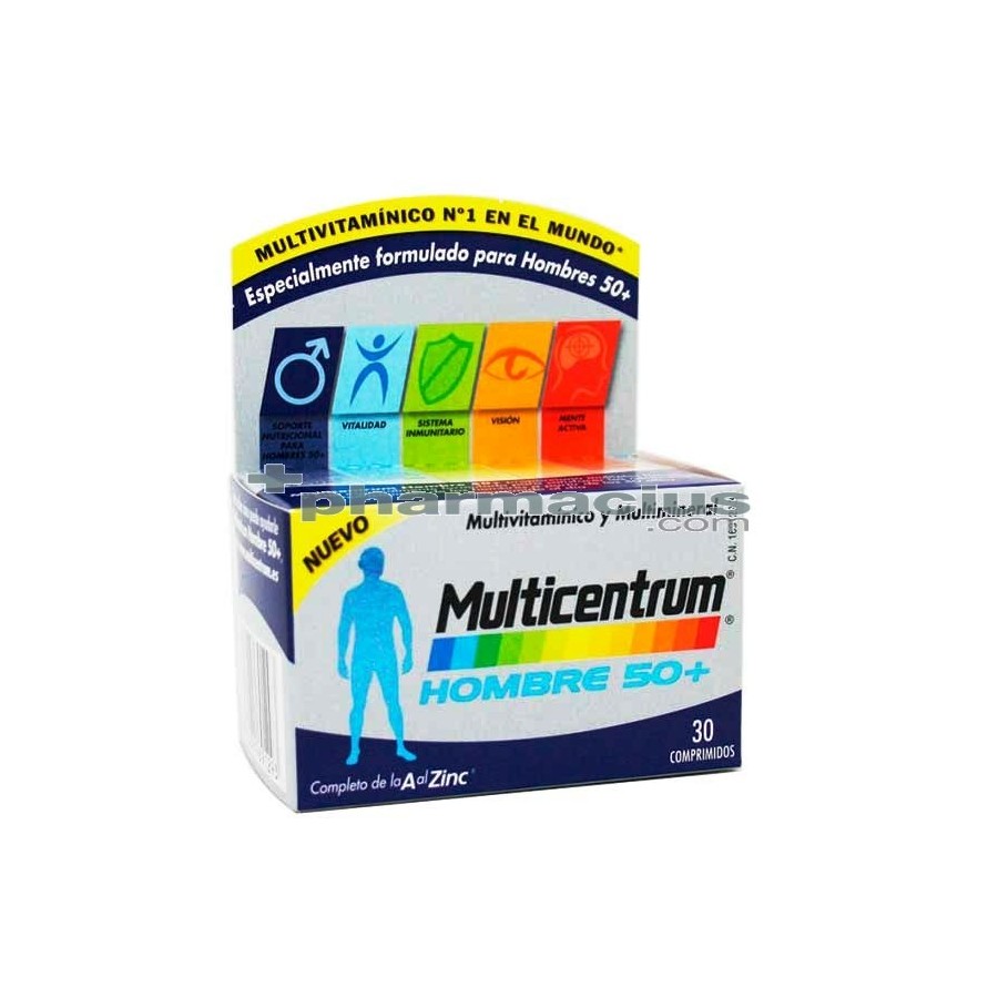 MULTICENTRUM HOMBRE 50+ 30 COMP