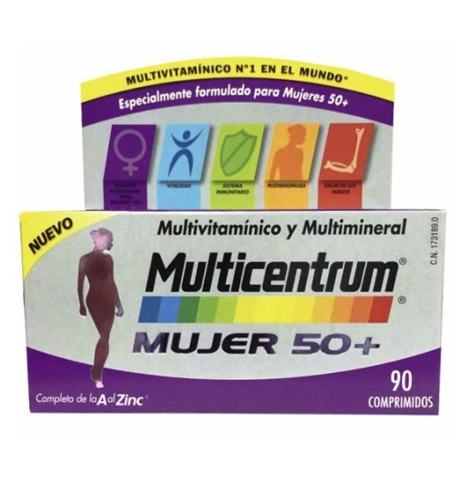 MULTICENTRUM MUJER 50+ 90 COMP