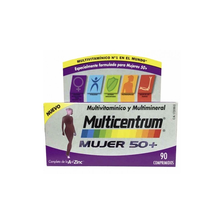 MULTICENTRUM MUJER 50+ 90 COMP