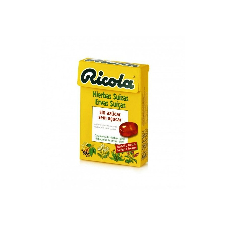 RICOLA CAJA HIERBAS SUIZAS (SIN AZUCAR) 50G