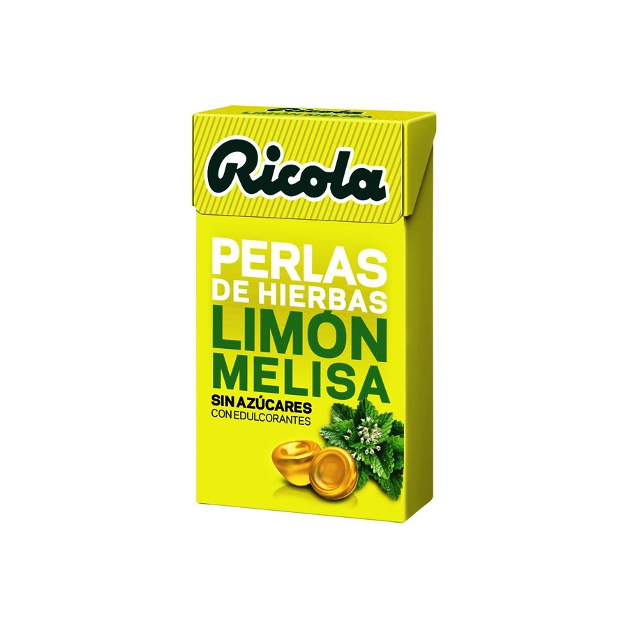 RICOLA PERLAS LIMON MELISA (SIN AZUCAR) 25G