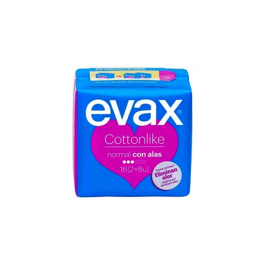 EVAX COMPRESAS NORMAL CON ALAS 16 U