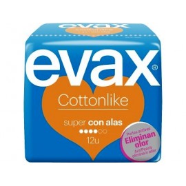 EVAX COMPRESAS SUPER CON ALAS 12 U