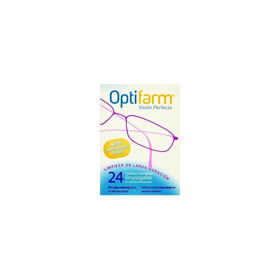 OPTIFARM 24 TOALLITAS LIMPIAGAFAS