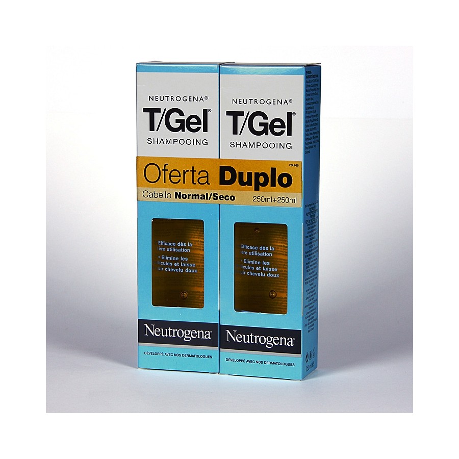 T-GEL CHAMPU ANTICASPA C NORMAL Y SECO  250 ML +