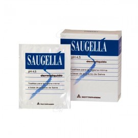 SAUGELLA DERMOLIQUIDO TOALLITAS LIMPIADORAS 10 T