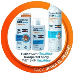 ISDIN FUSION WATER NÑ + TRANSPARENT SPRAY WET NÑ