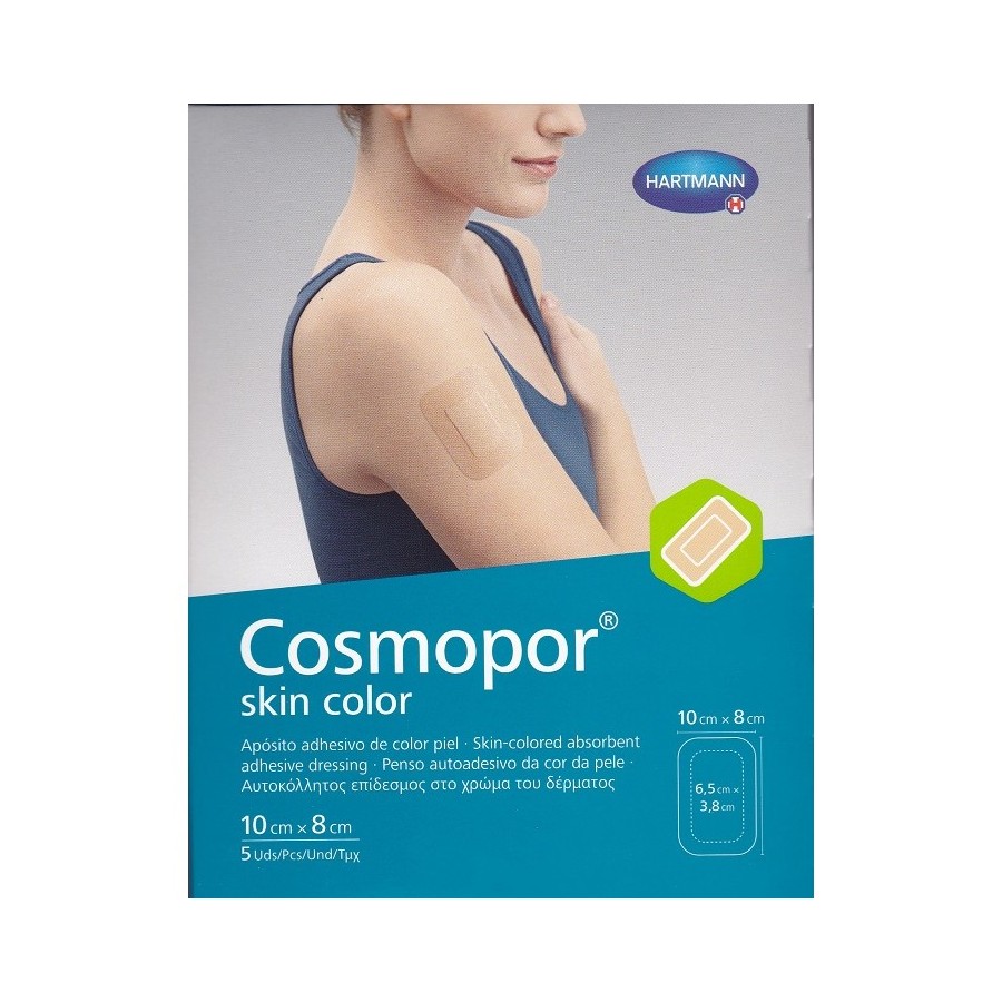 COSMOPOR SKIN COLOR APOSITO ESTERIL 10 CM X 8 CM