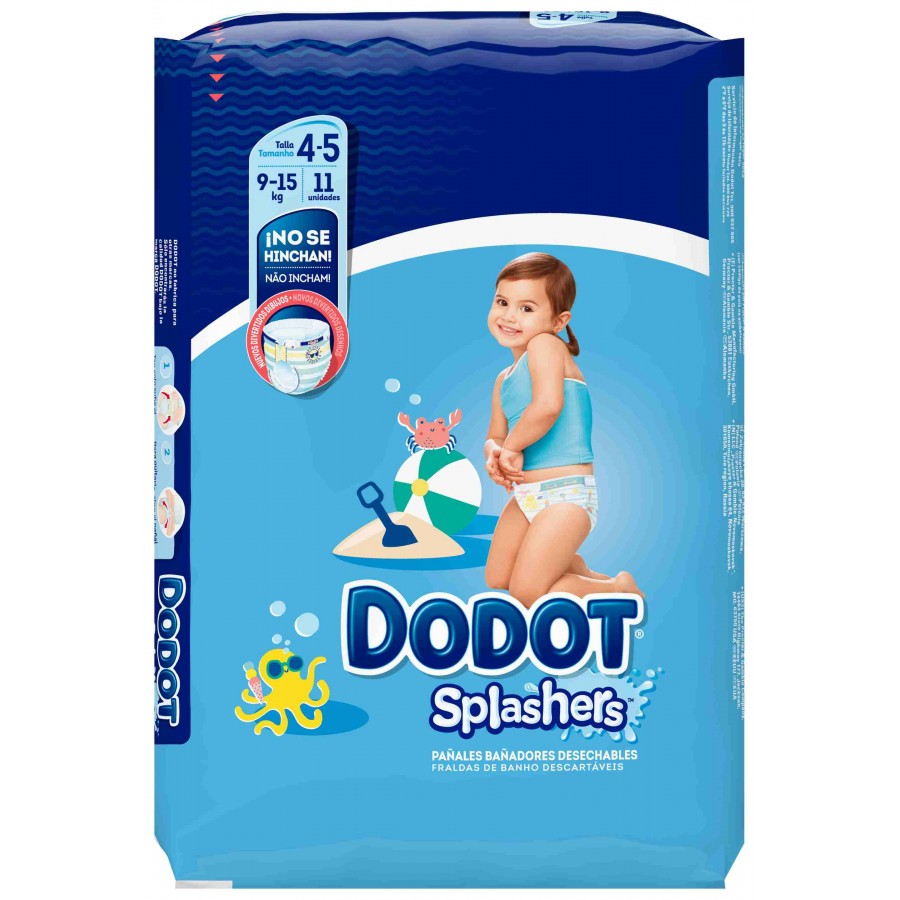 DODOT SPLASHERS T4-5 (9-15 KG) 11 U