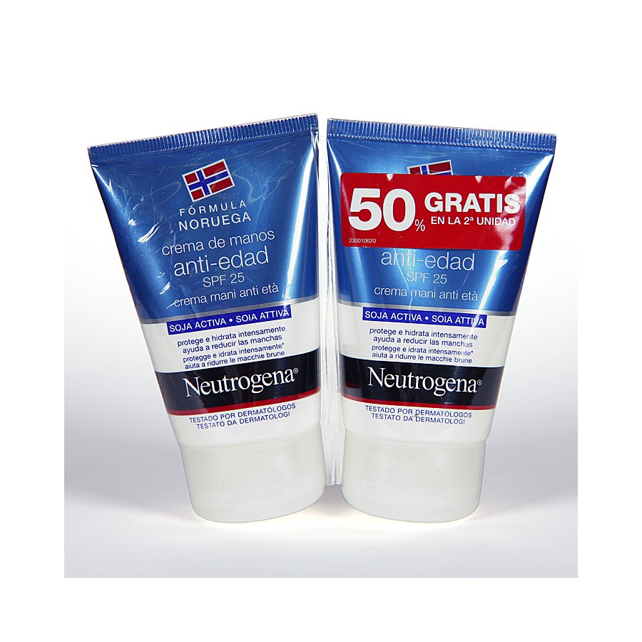 NEUTROGENA CREMA MANOS ANTIEDAD DUPLO 50 + 50 ML