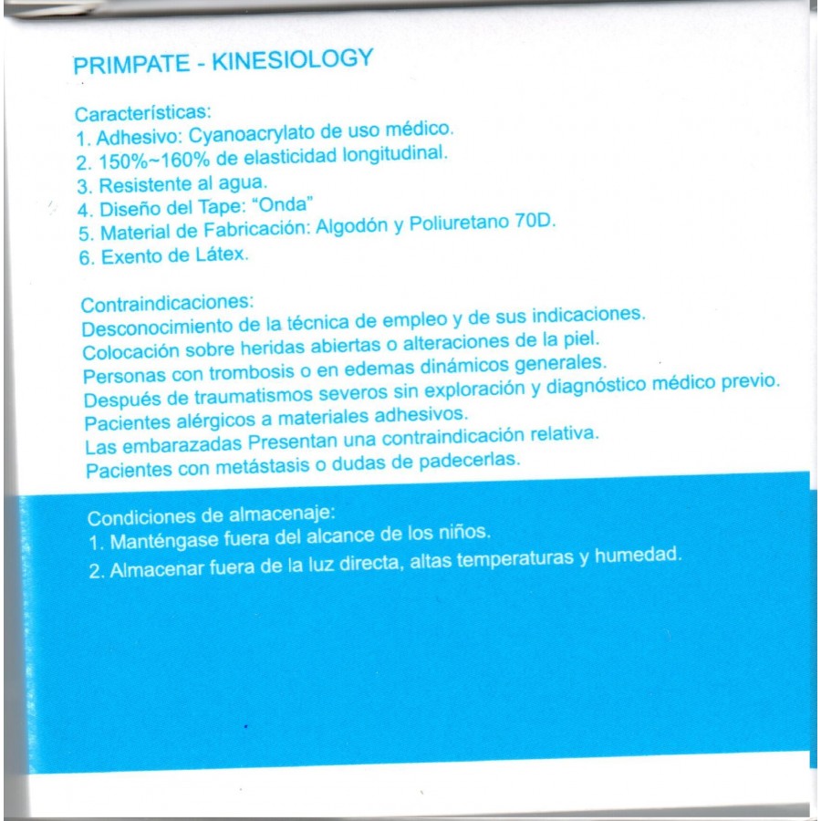 PRIM TAPE ELASTICA ADHESIVA KINESOTERAPIA