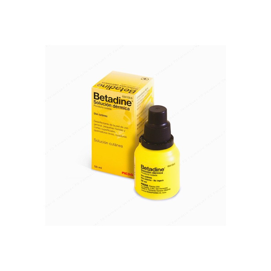 BETADINE 10% SOLUCION TOPICA 1 FRASCO 50 ML