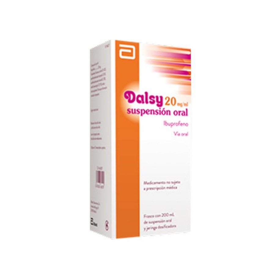 DALSY 20 MG/ML SUSPENSION ORAL 200 ML NARANJA