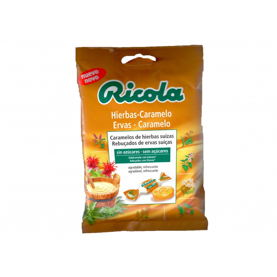 RICOLA HIERBAS CARAMELO S/AZ BOLSA 70 G