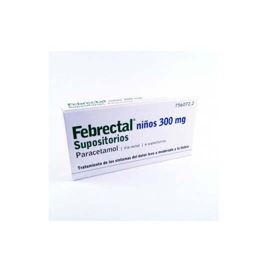 FEBRECTAL INFANTIL 300MG 6...