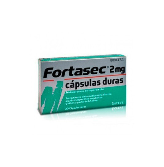 FORTASEC 2 MG 20 CAPSULAS
