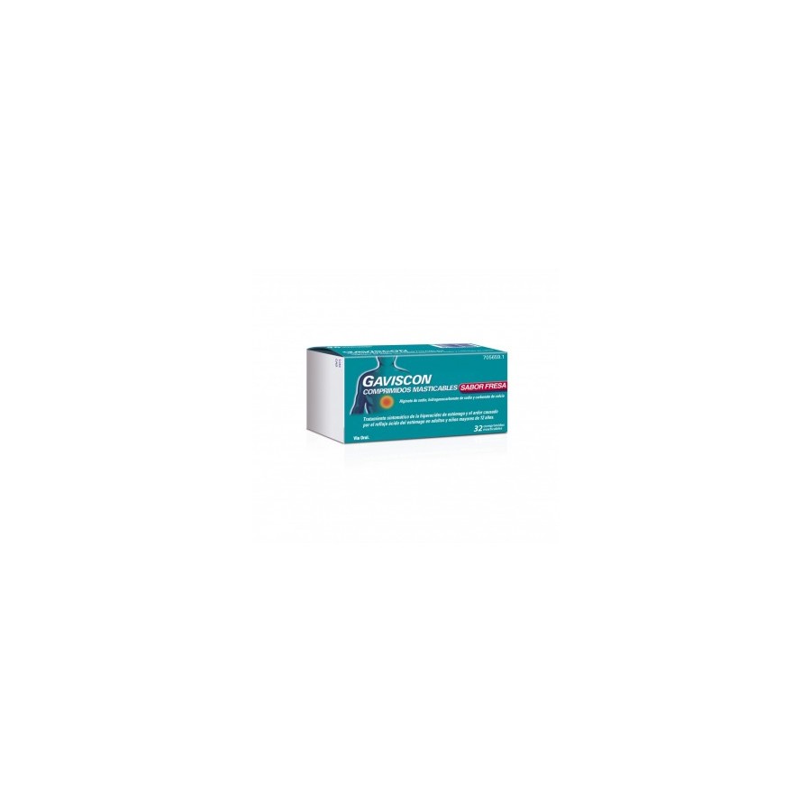 GAVISCON 32 COMP MASTICABLES FRESA (BLISTER)