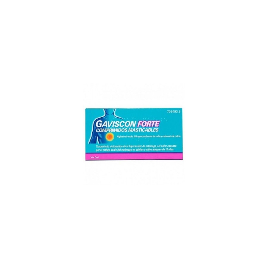 GAVISCON FORTE 48 COMPRIMIDOS MASTICABLES ACIDEZ