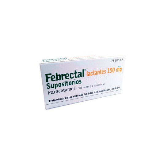 FEBRECTAL LACTANTES 150MG 6...