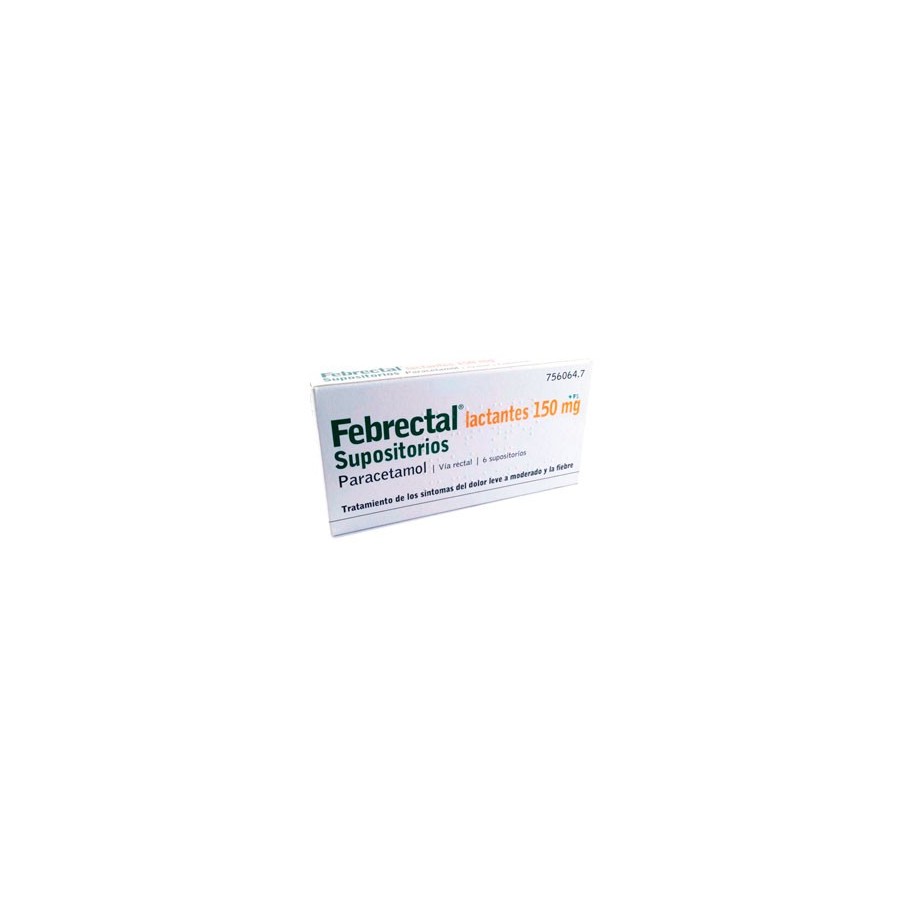 FEBRECTAL LACTANTES 150MG 6 SUPOSITORIOS