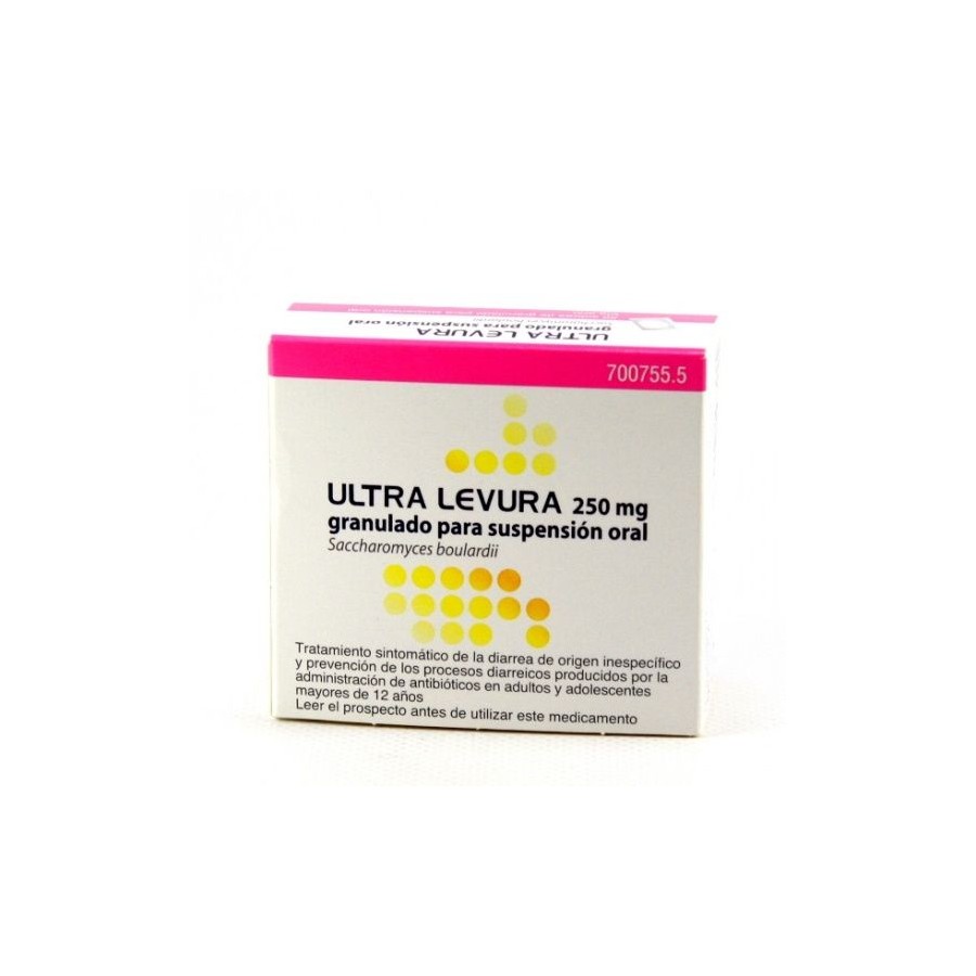 ULTRA-LEVURA 250 MG 20 SOBRES GRANULADO SUSPENSI PROBIOTICOS